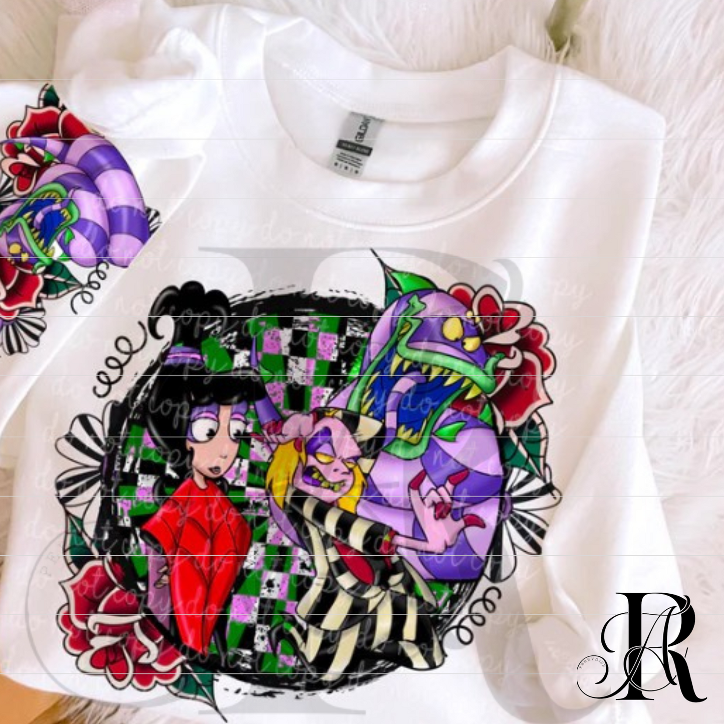 B Juice Halloween Shirt – Spooky Classic Movie Graphic Tee