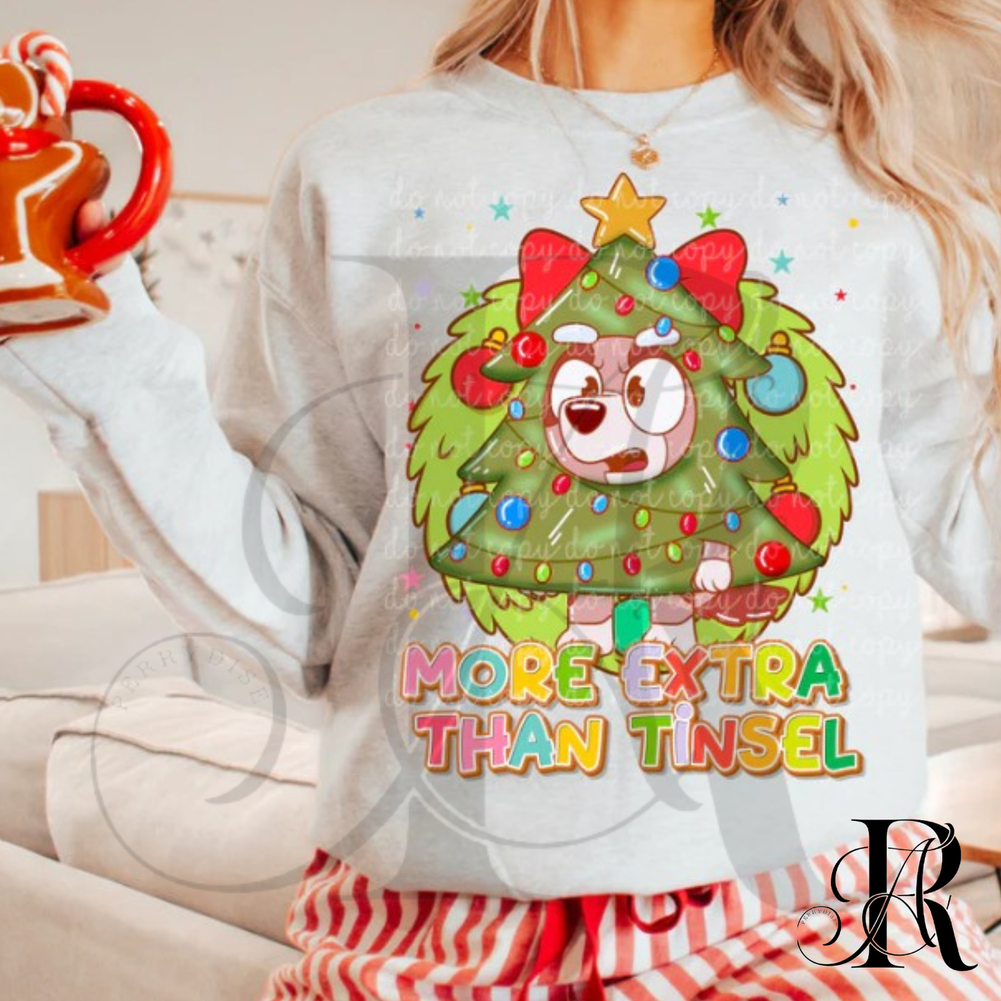 π Blue and Bing - More Extra Than Tinsel Christmas Sweatshirt