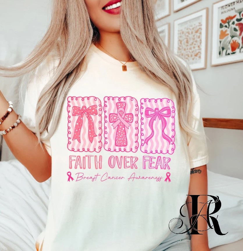 Pink Survivor Graphic Tee – Breast Cancer Awareness Shirt