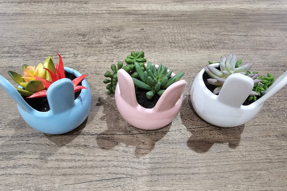 Bad Bunny Artificial Planter – Trendy Music-Inspired Home Decor