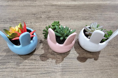 Bad Bunny Artificial Planter – Trendy Music-Inspired Home Decor