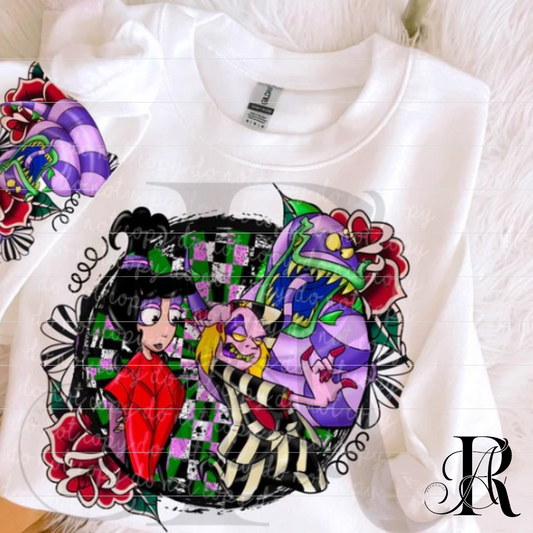 B Juice Halloween Shirt – Spooky Classic Movie Graphic Tee