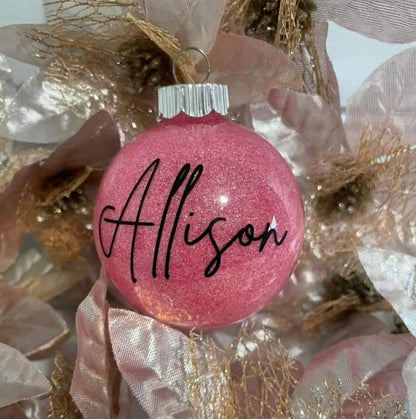 Personalized Christmas Name Ornaments – Custom Holiday Keepsake