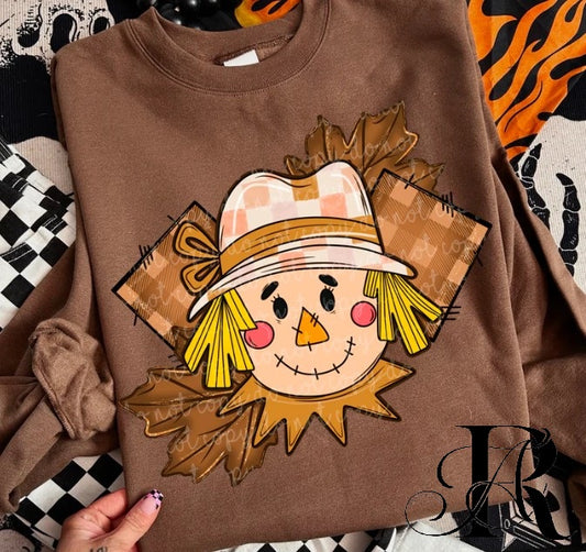 Cozy Fall Scarecrow Sweatshirt 🍂✨