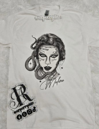 Taylor Malone Tattoo-Inspired Graphic Tee – Snake & Ink Art Shirt