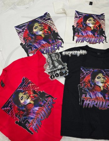 Thriller Retro Graphic Tee – Horror Dance Tribute Shirt