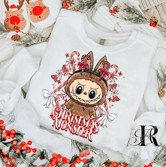 🎄 Christmas Monster Sweatshirt – Cute & Cozy Holiday Pullover