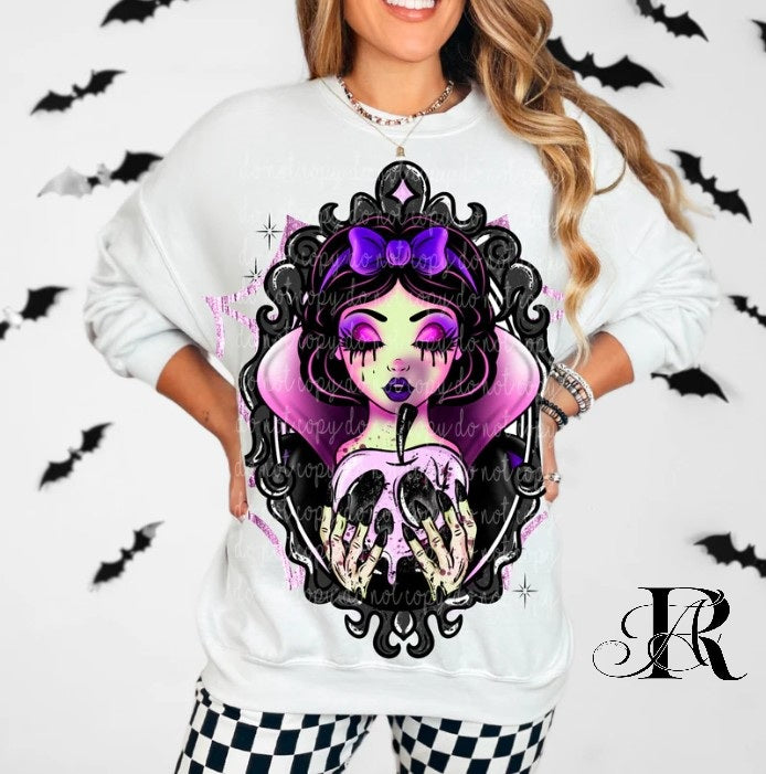 Spooky Poison Apple Princess Sweatshirt